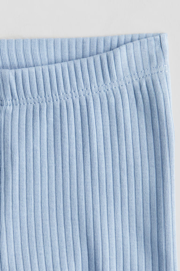 H&M Ribbed Cotton Leggings