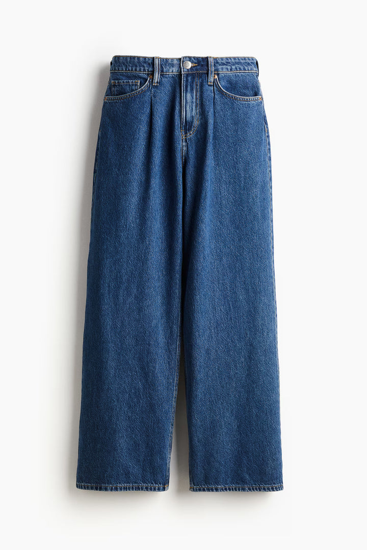 H&M Wide-leg Denim Pants