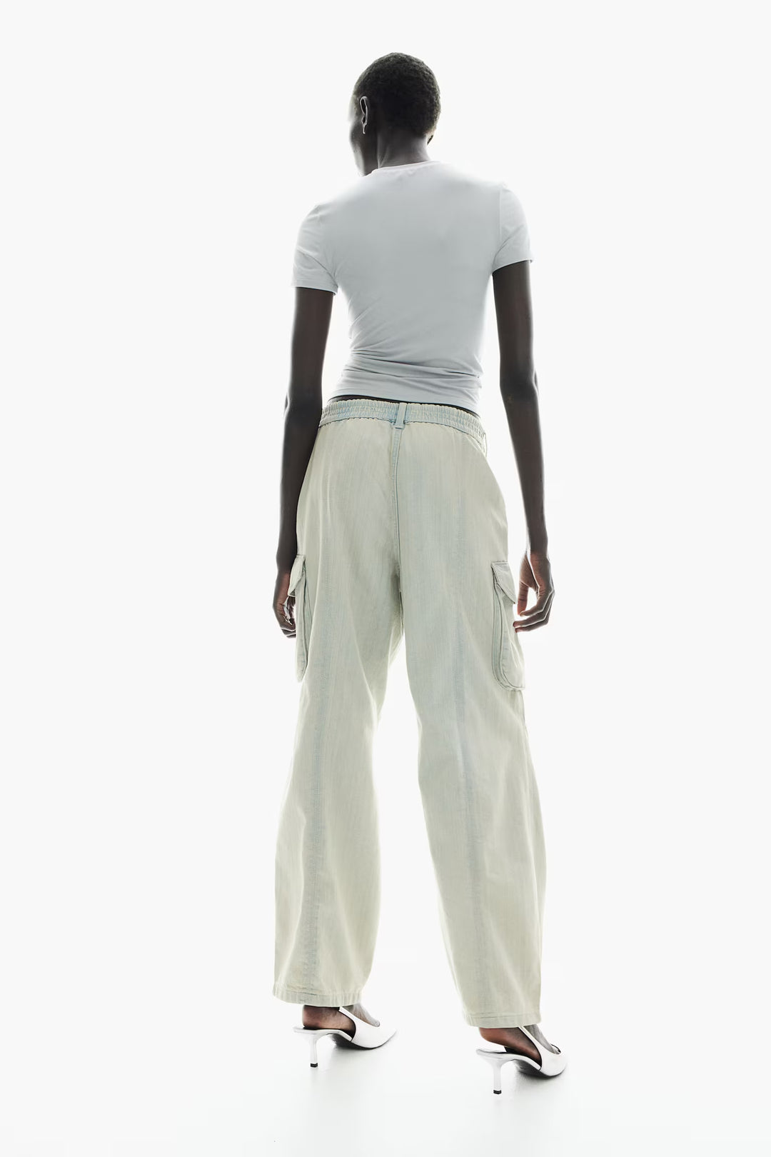 H&M Baggy Low Cargo Jeans