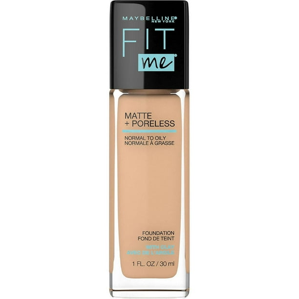 Maybelline New York Fit Me®, Matte + Poreless Liquid Foundation, Fit Me Matte + Poreless Foundation