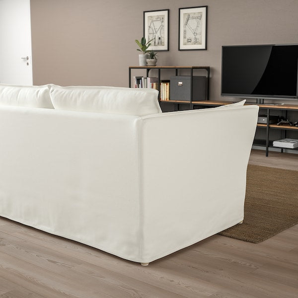IKEA BACKSÄLEN Loveseat, Blekinge white