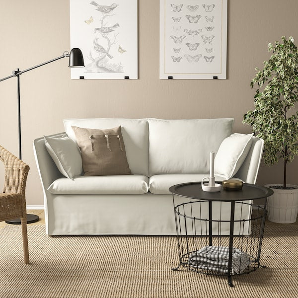IKEA BACKSÄLEN Loveseat, Blekinge white