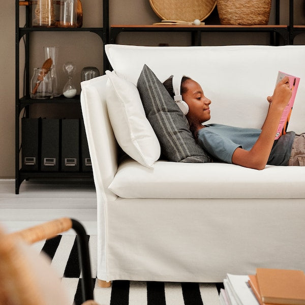 IKEA BACKSÄLEN Loveseat, Blekinge white