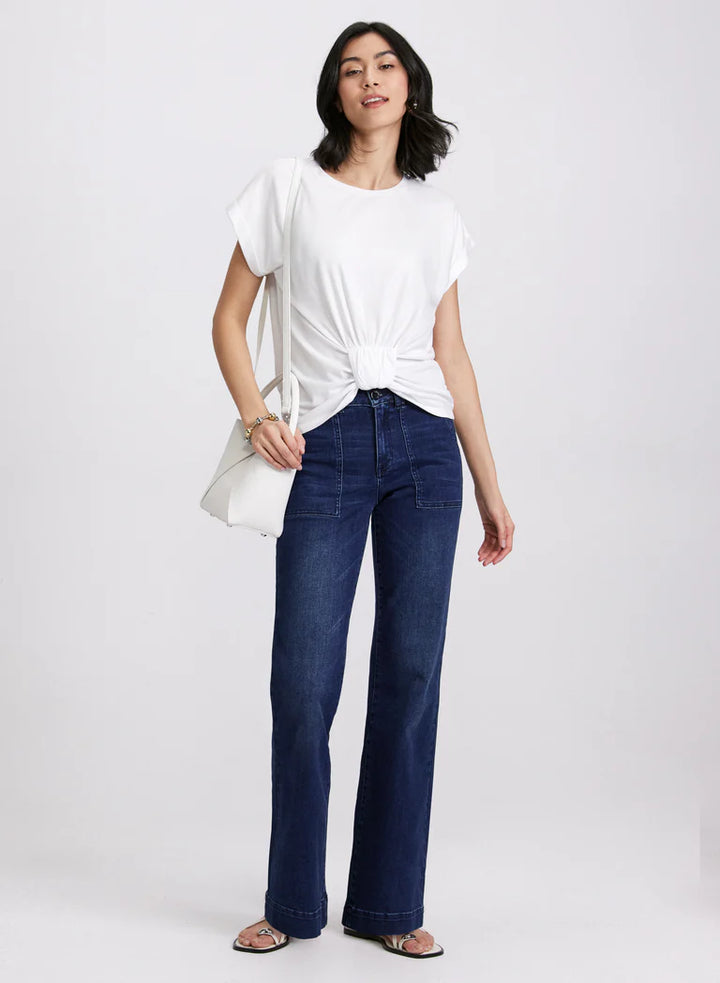 LAURA Knotted Hem T-Shirt