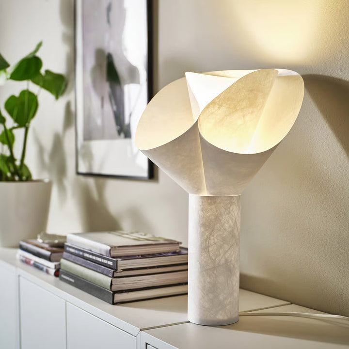 IKEA BÄCKNATE Table lamp, white, 20 "