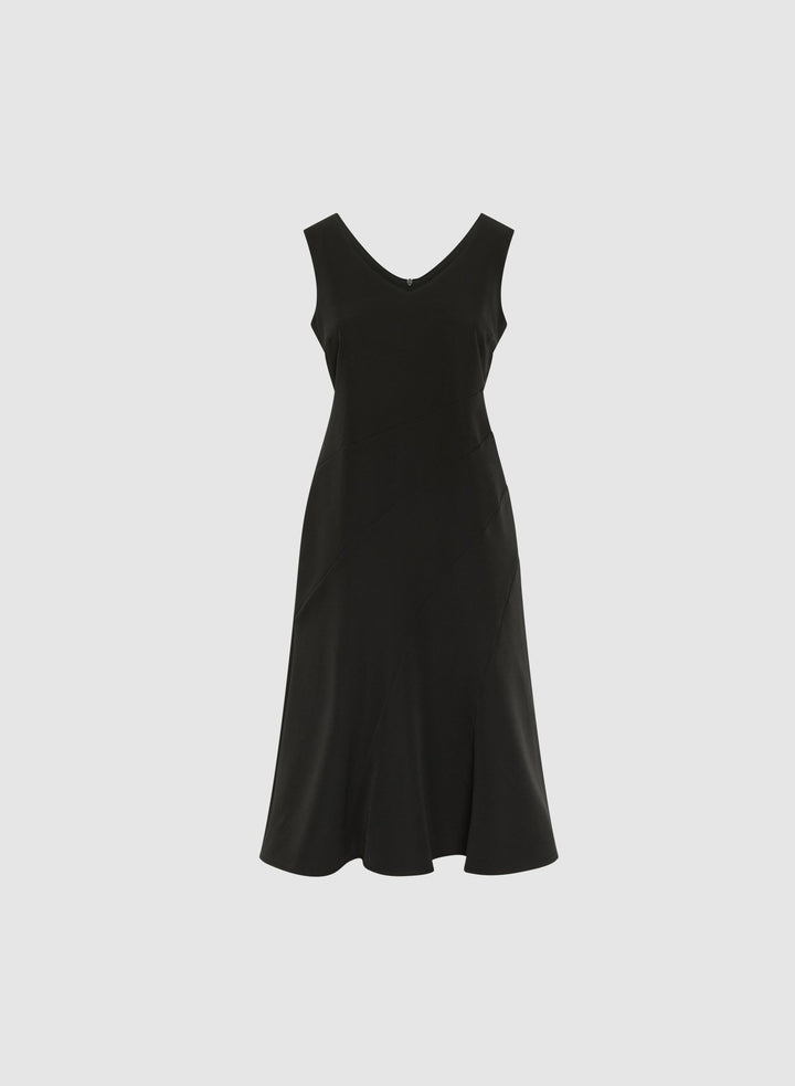 LAURA Sleeveless V-Neck Dress