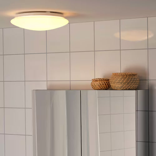 IKEA BARLAST LED ceiling/wall lamp, white, 10 "