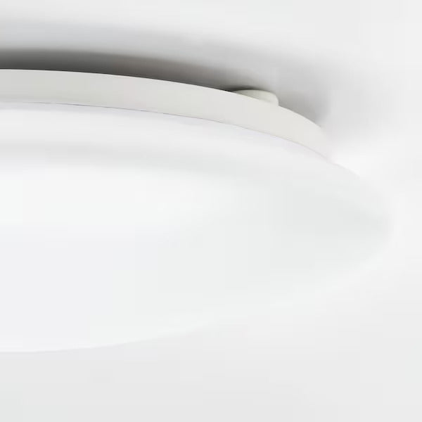 IKEA BARLAST LED ceiling/wall lamp, white, 10 "