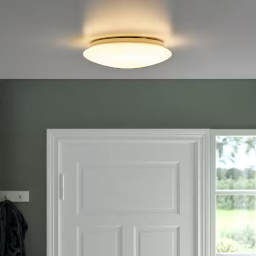 IKEA BARLAST LED ceiling/wall lamp, white, 10 "