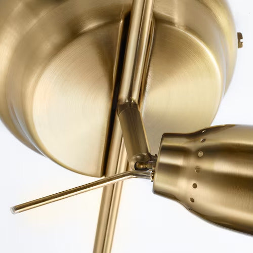 IKEA BAROMETER Ceiling track, 5-spots, brass color