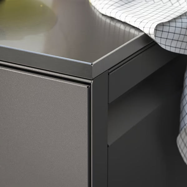 IKEA BÅTSKÄR Charcoal grill, outdoor/dark gray, 47 1/4x23 5/8 "