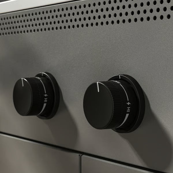 IKEA BÅTSKÄR Gas grill with side burner, outdoor/dark gray, 47 1/4x23 5/8 "