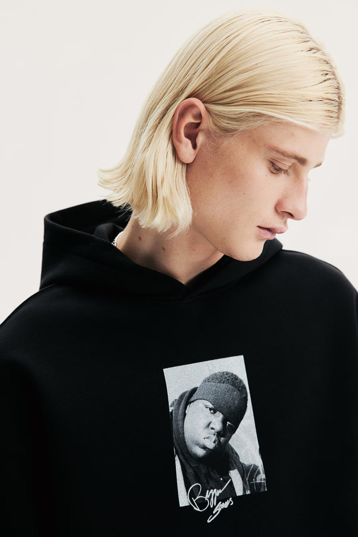 H&M Oversized Fit Printed Hoodie