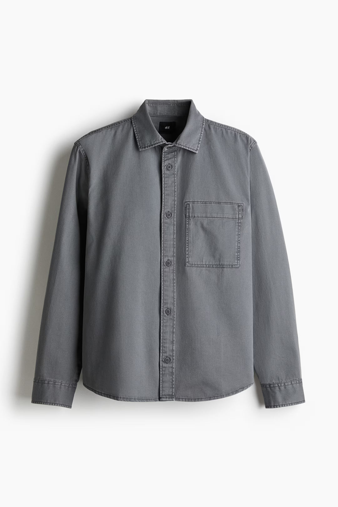 H&M Regular-Fit Twill Overshirt