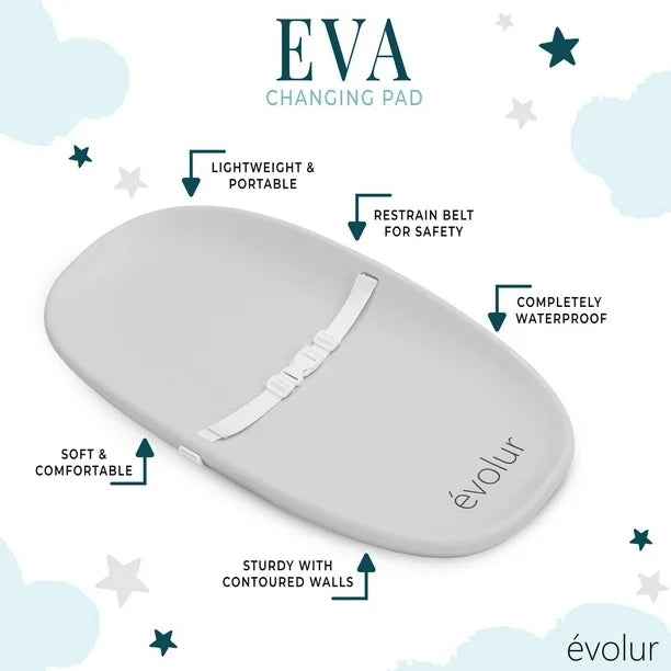 Evolur Eva Changing Pad, Lightweight and Portable
