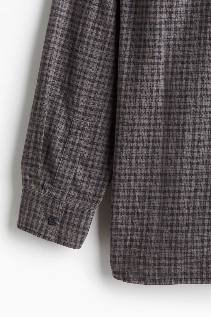 H&M Loose-Fit Flannel Shirt