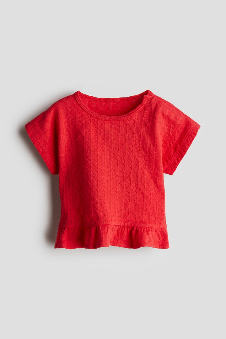 H&M Ruffle-Trimmed Top