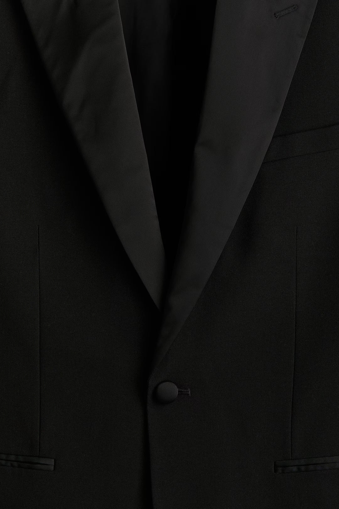 H&M Slim Fit Single-Breasted Tuxedo Jacket