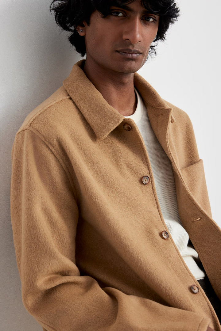 H&M Regular Fit Brushed Overshirt