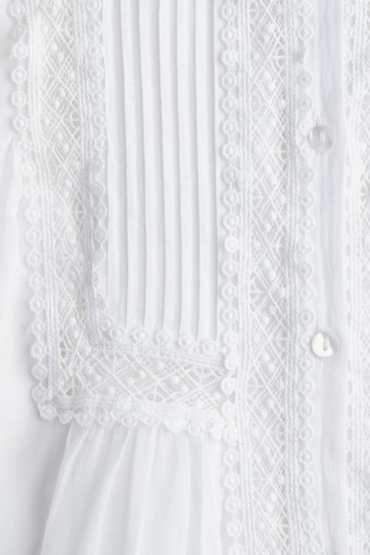 H&M Blouse with Pintucks