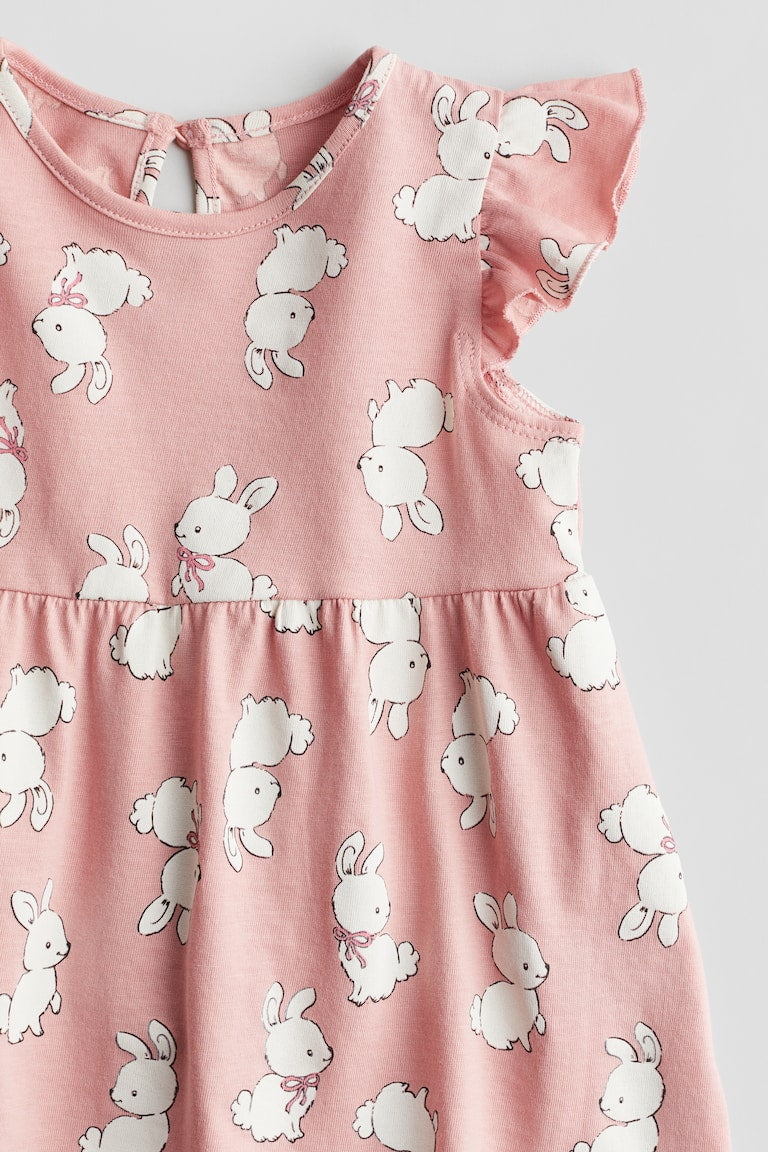 H&M Printed Cotton Dress
