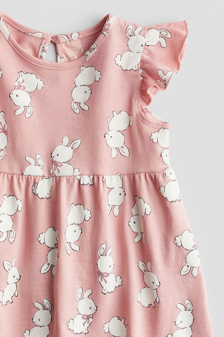 H&M Printed Cotton Dress
