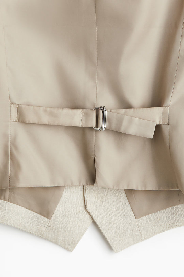 H&M Slim-Fit Linen Suit Vest