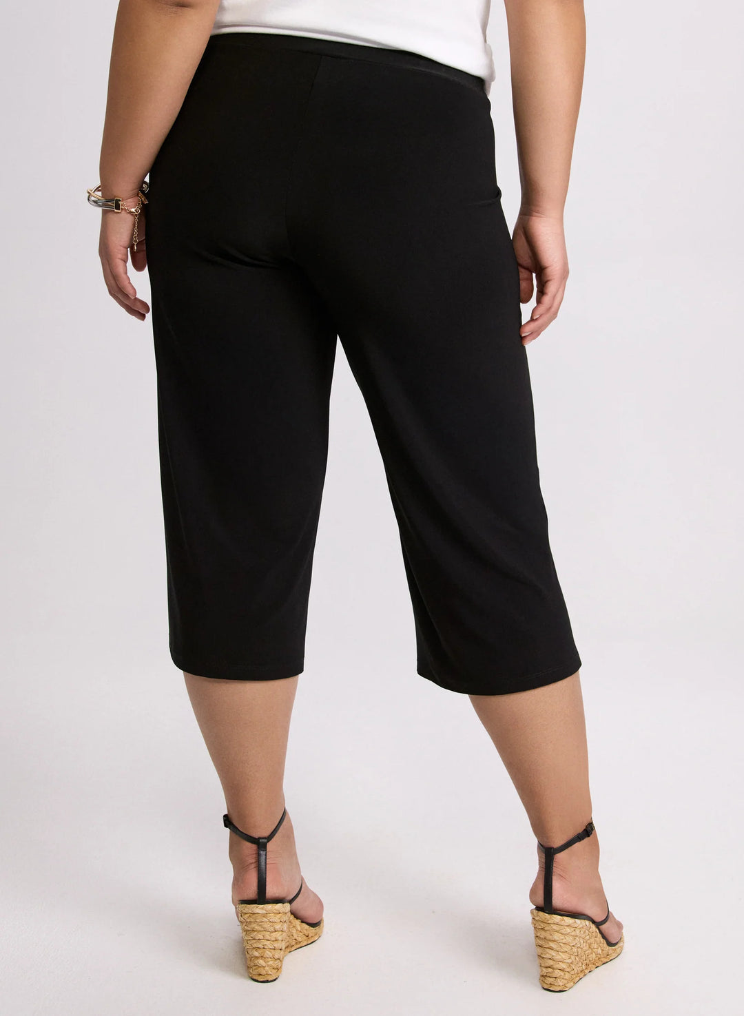 LAURA Side Slit Pull-On Capris