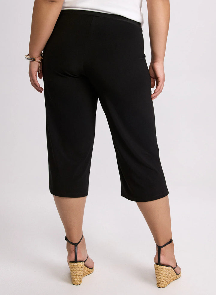 LAURA Side Slit Pull-On Capris