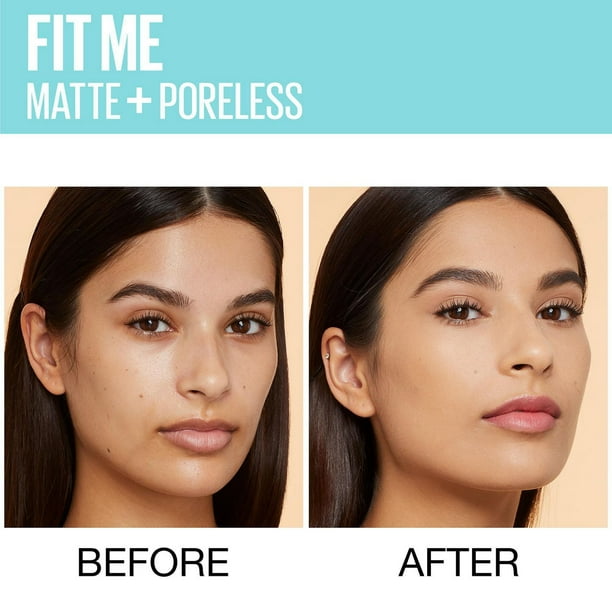 Maybelline New York Fit Me®, Matte + Poreless Liquid Foundation, Fit Me Matte + Poreless Foundation