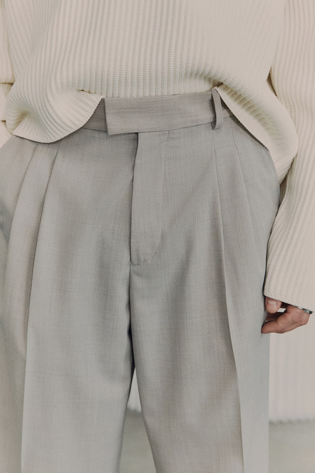 H&M Wool-Blend Suit Pants
