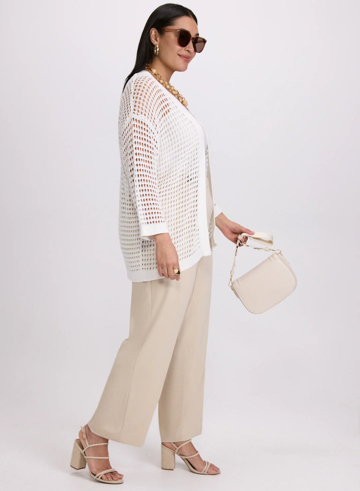 LAURA Open Knit Cardigan