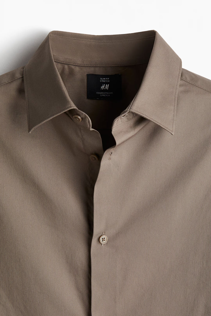 H&M Slim-Fit Stretch Shirt