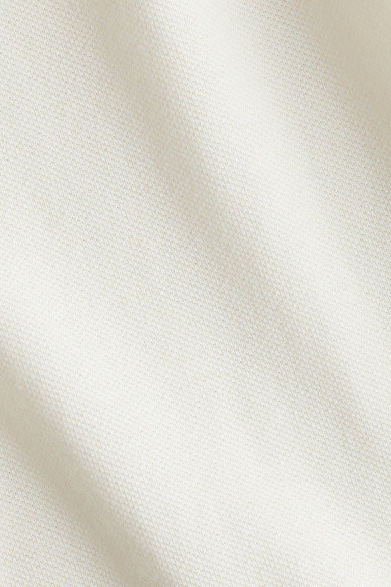 H&M Long-Sleeved Cotton Polo Shirt