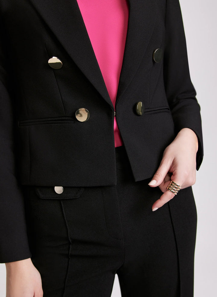 LAURA Cropped Double-Breasted Blazer