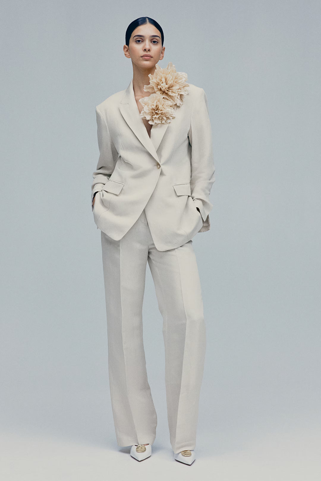 H&M Linen-Blend Blazer