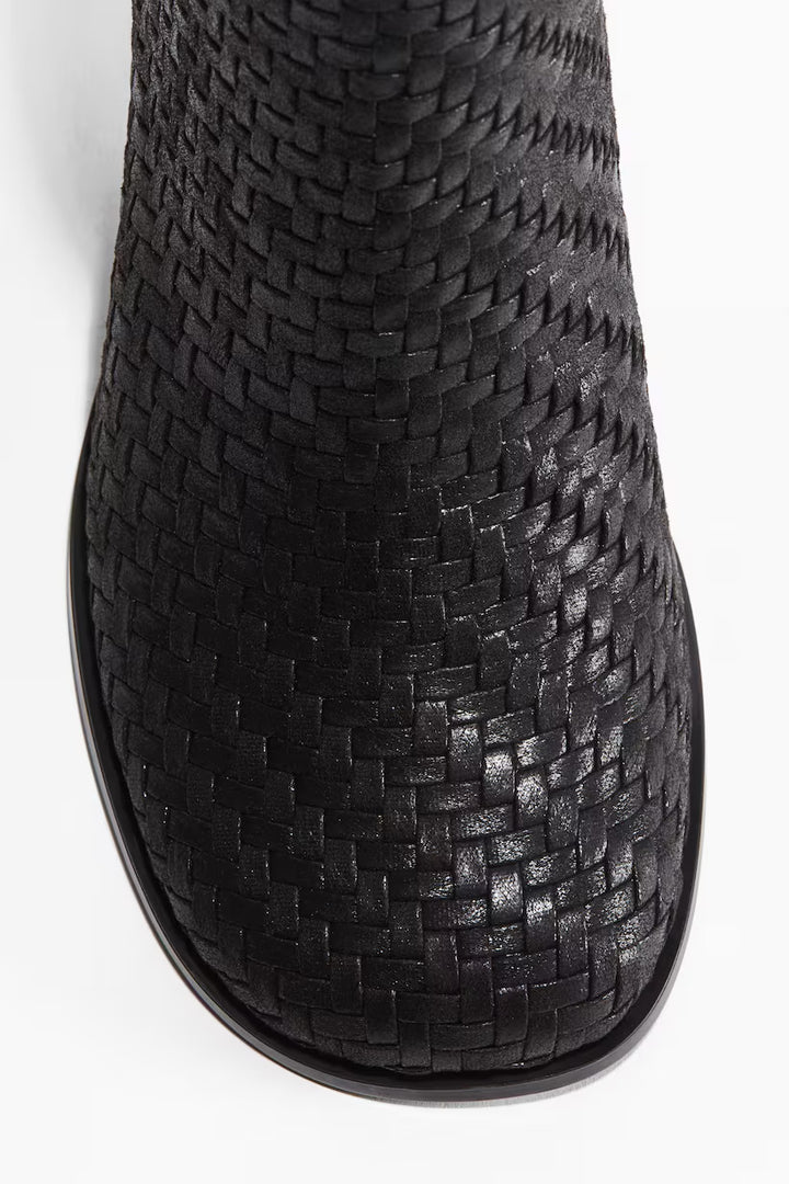 H&M Braided Ankle Boots