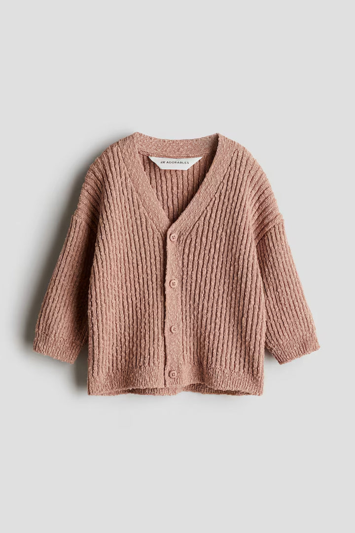 H&M Oversized bouclé-knit cardigan