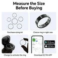 Mingdaln 2025 New Ultra-Thin Smart Ring, men's and women's smart rings, smartwatch with 5ATM Waterproof /Fitness Tracker/activity tracker, suitable fits for Android and Iphone Devices(US 8)
