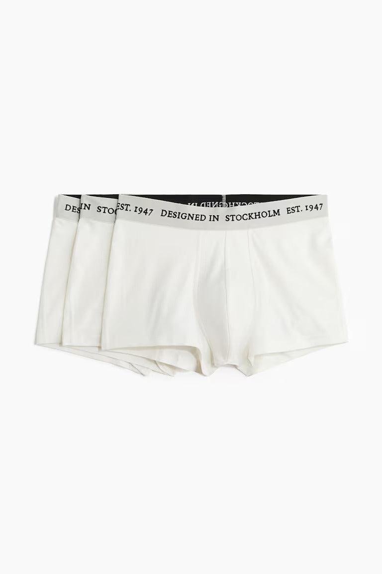 H&M 3-pack Short Boxer Briefs with Lycra®
