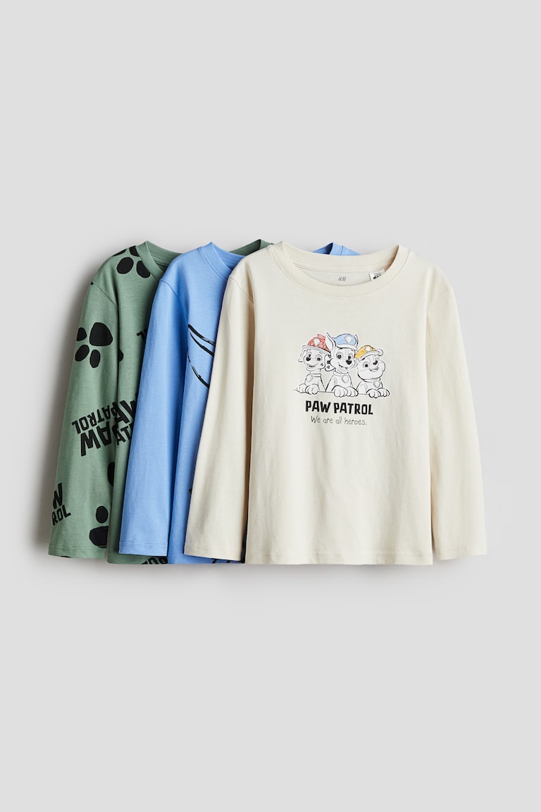 H&M 3-pack Long-sleeved T-shirts