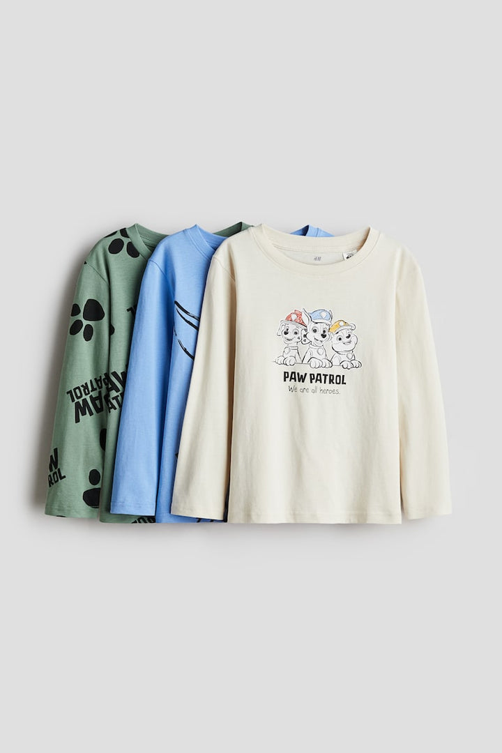 H&M 3-pack Long-sleeved T-shirts