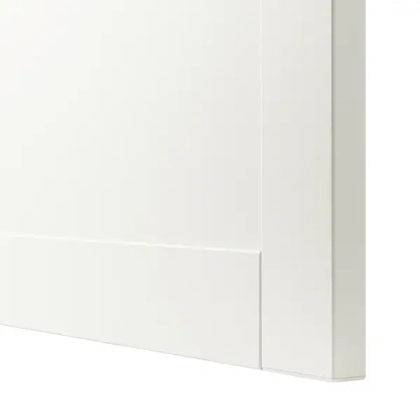 IKEA BESTÅ TV bench with doors, white Hanviken/Stubbarp/white, 47 1/4x16 1/2x18 7/8 "