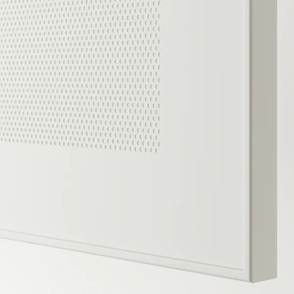 IKEA BESTÅ TV bench with doors, white/Mörtviken/Stubbarp white, 47 1/4x16 1/2x18 7/8 "