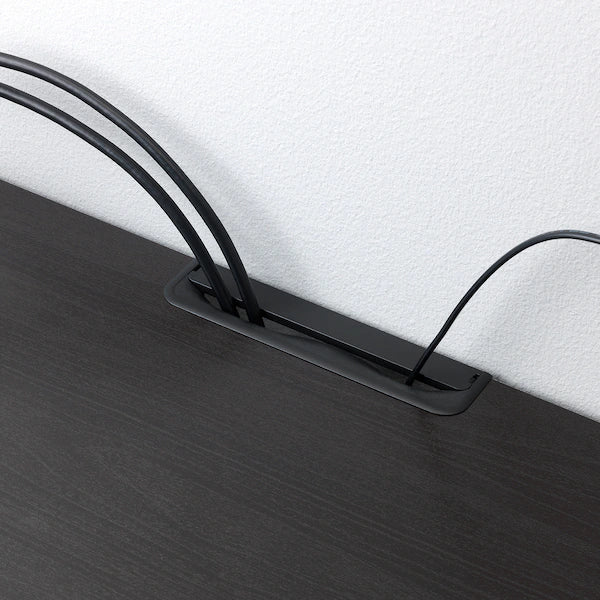 IKEA BESTÅ TV unit, black-brown, 70 7/8x15 3/4x15 "