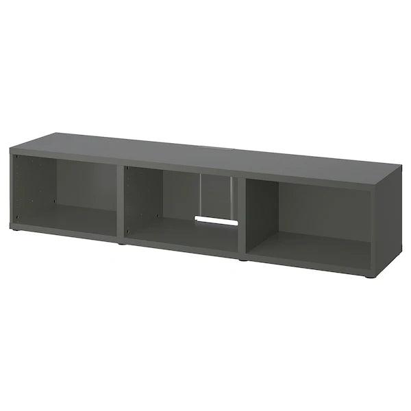 IKEA BESTÅ TV unit, dark gray, 70 7/8x15 3/4x15 "
