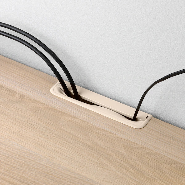 IKEA BESTÅ TV unit, white stained oak effect, 70 7/8x15 3/4x15 "