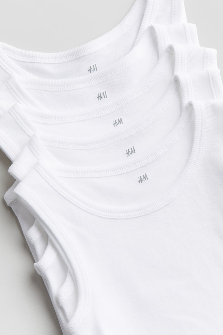 H&M 5-pack Cotton Tank Tops