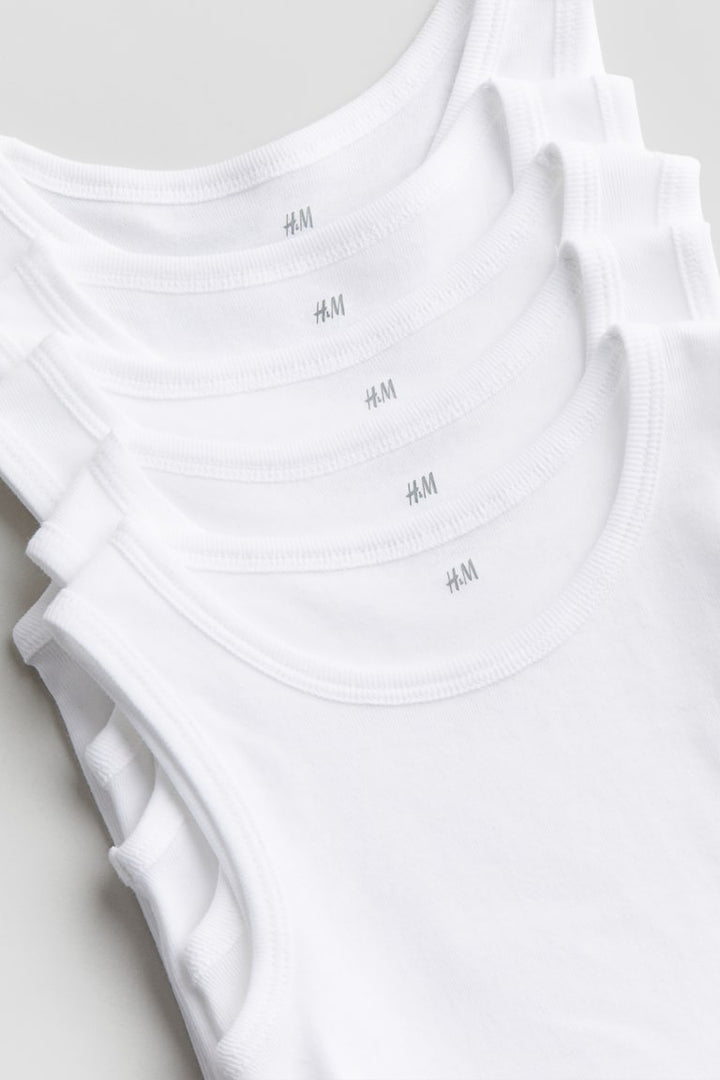 H&M 5-pack Cotton Tank Tops