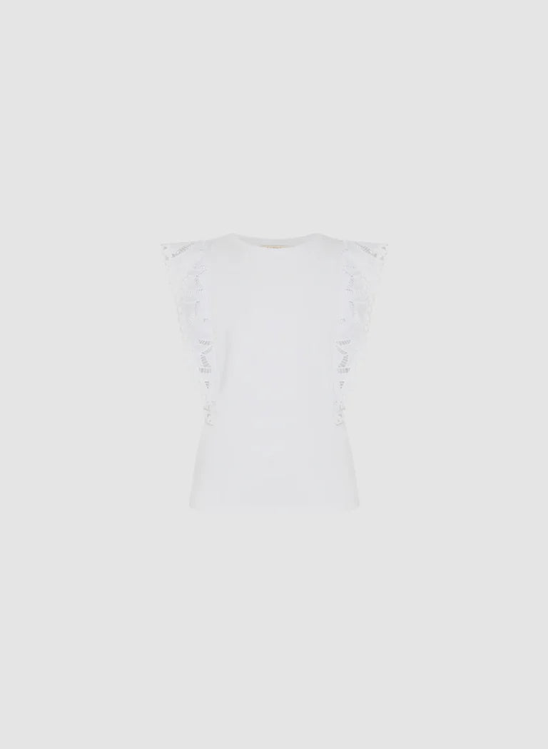 LAURA Crochet Cap Sleeve Top